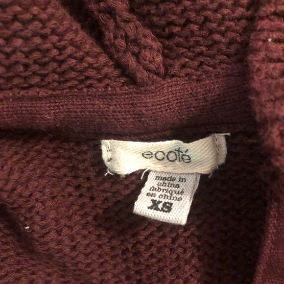 Burgundy Knit Sweater - Picture 3 of 3